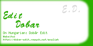edit dobar business card