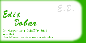 edit dobar business card